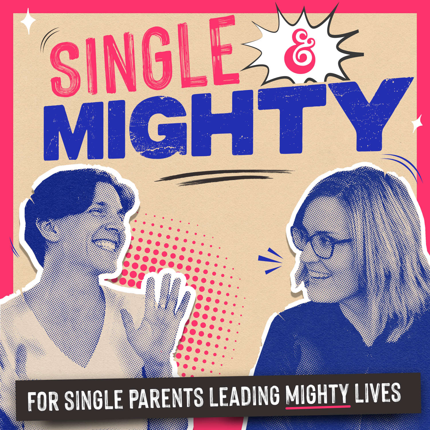 Lindsay Carlson and Carmel Ecker, hosts of Single & Mighty podcast.
